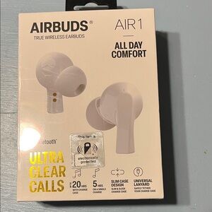 NIB!!! AIR1 True Wireless Earbuds - White